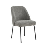 Chaise de salle à manger Julia - Lin gris